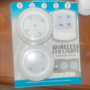 Wireless LED Lights with Remote Control - White